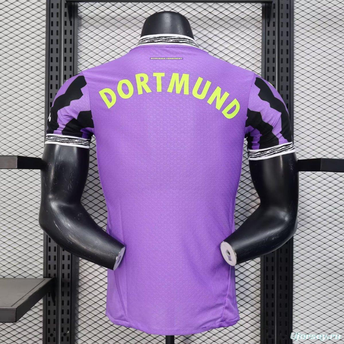 Player Version 24/25 Borussia Dortmund Anniversary 4th Goalkeeper Purple Jersey