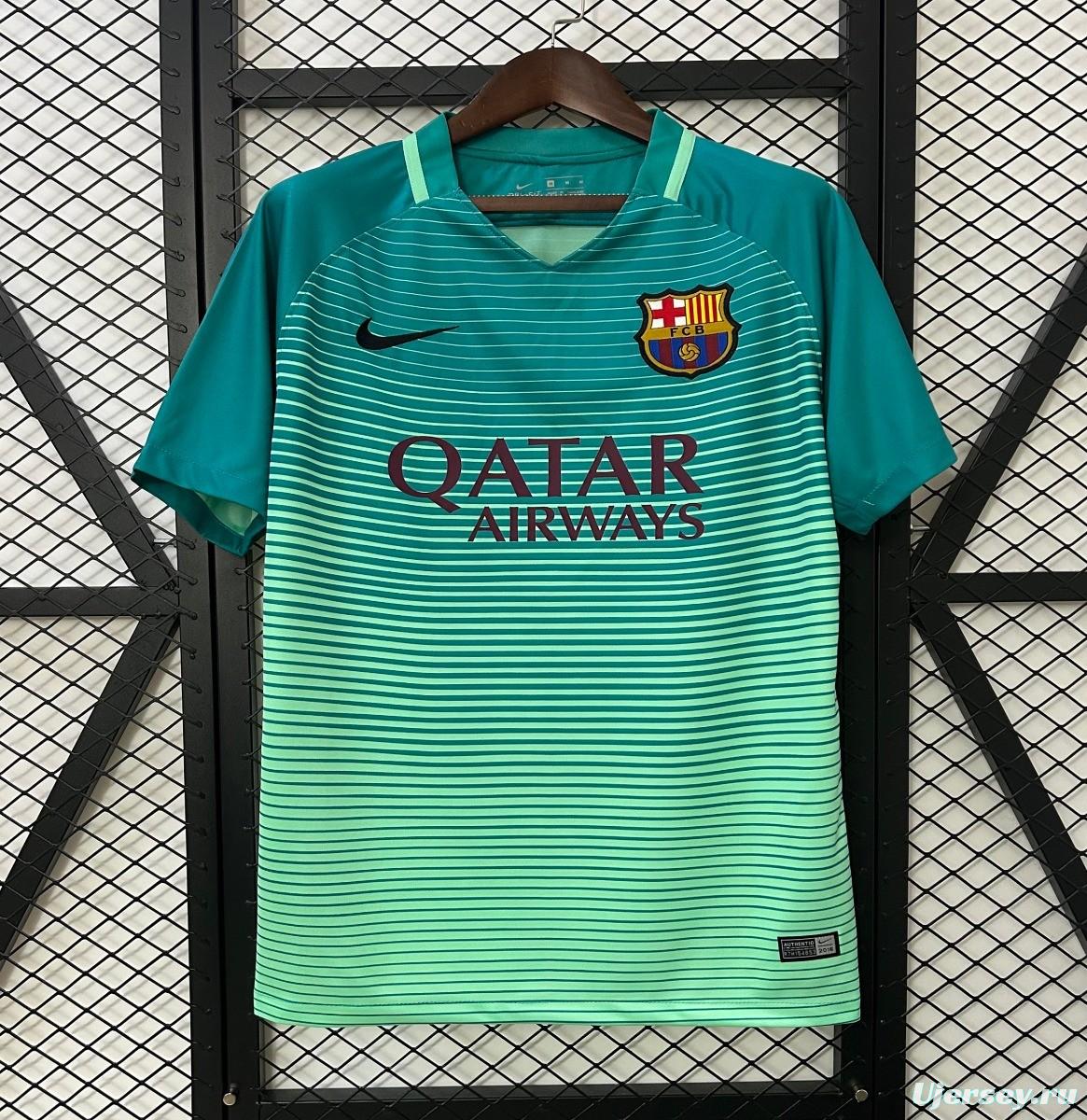 16/17 Retro Barcelona Third Jersey