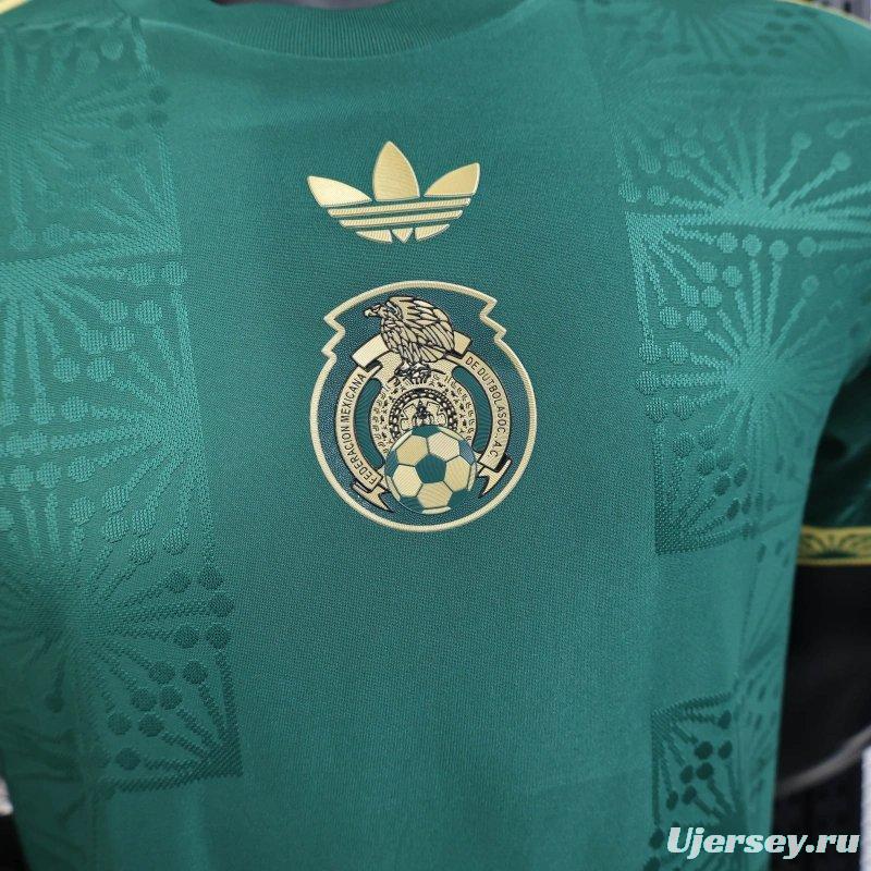 Player Version 2025 Mexico Gold Cup Green Special Jersey