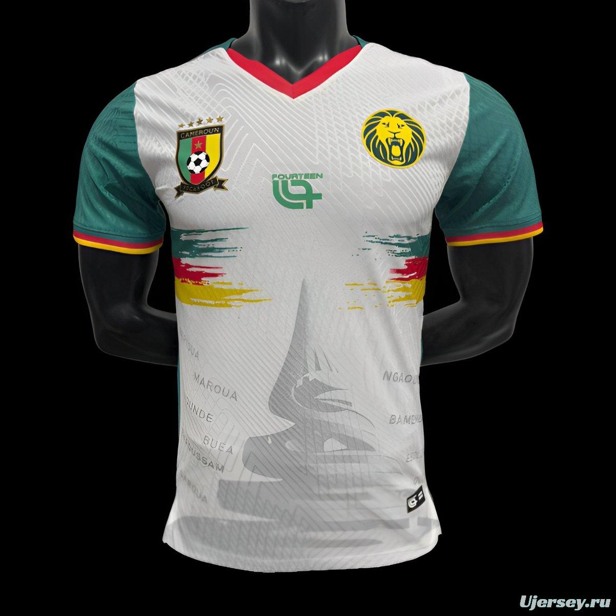 Player Version 2025 Cameroon Third White Jersey