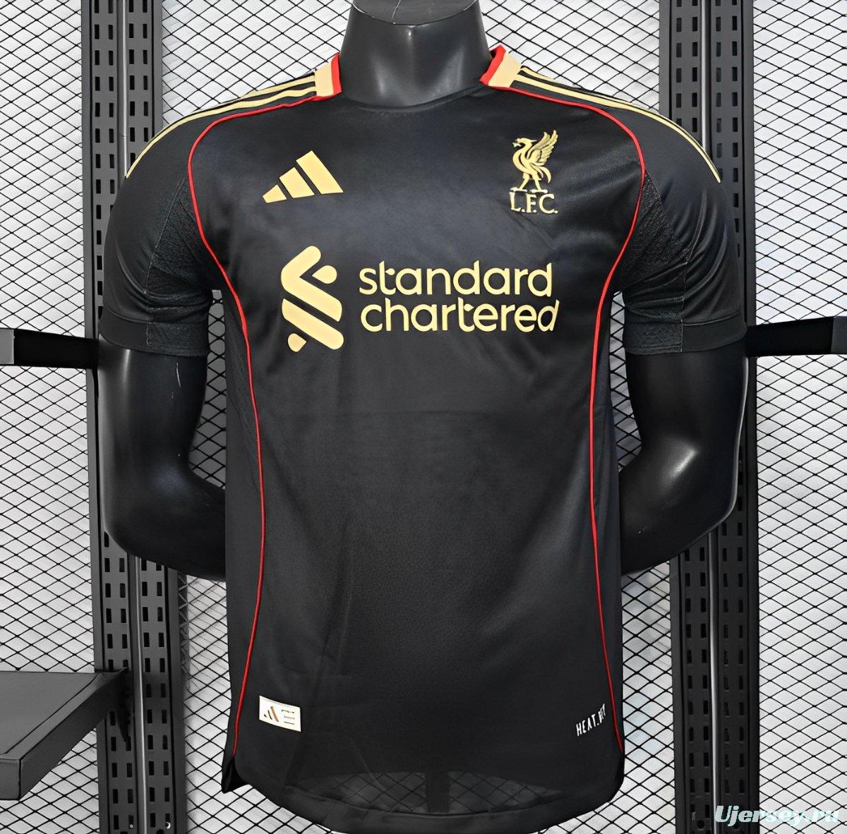 Player Version 25/26 Liverpool Third Black Jersey