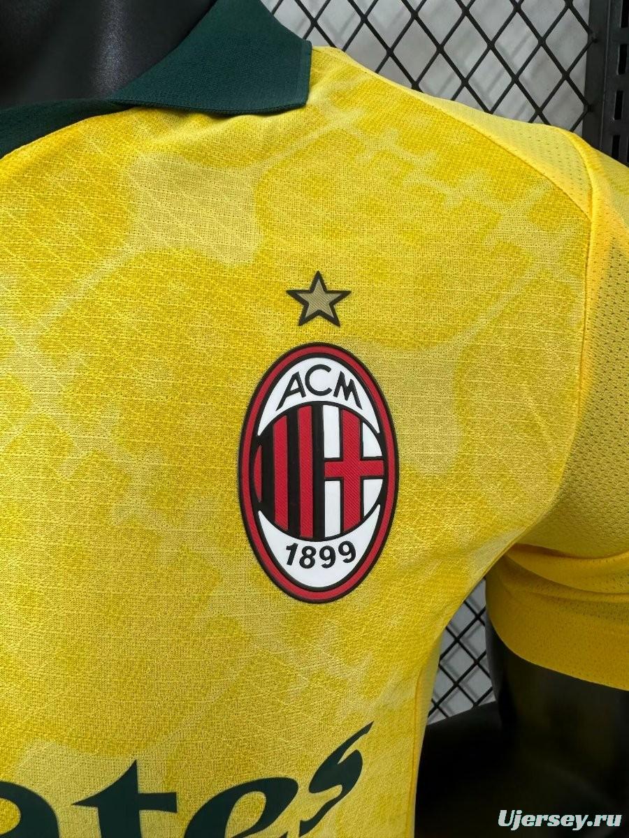 Player Version 25/26 AC Away Yellow Jersey