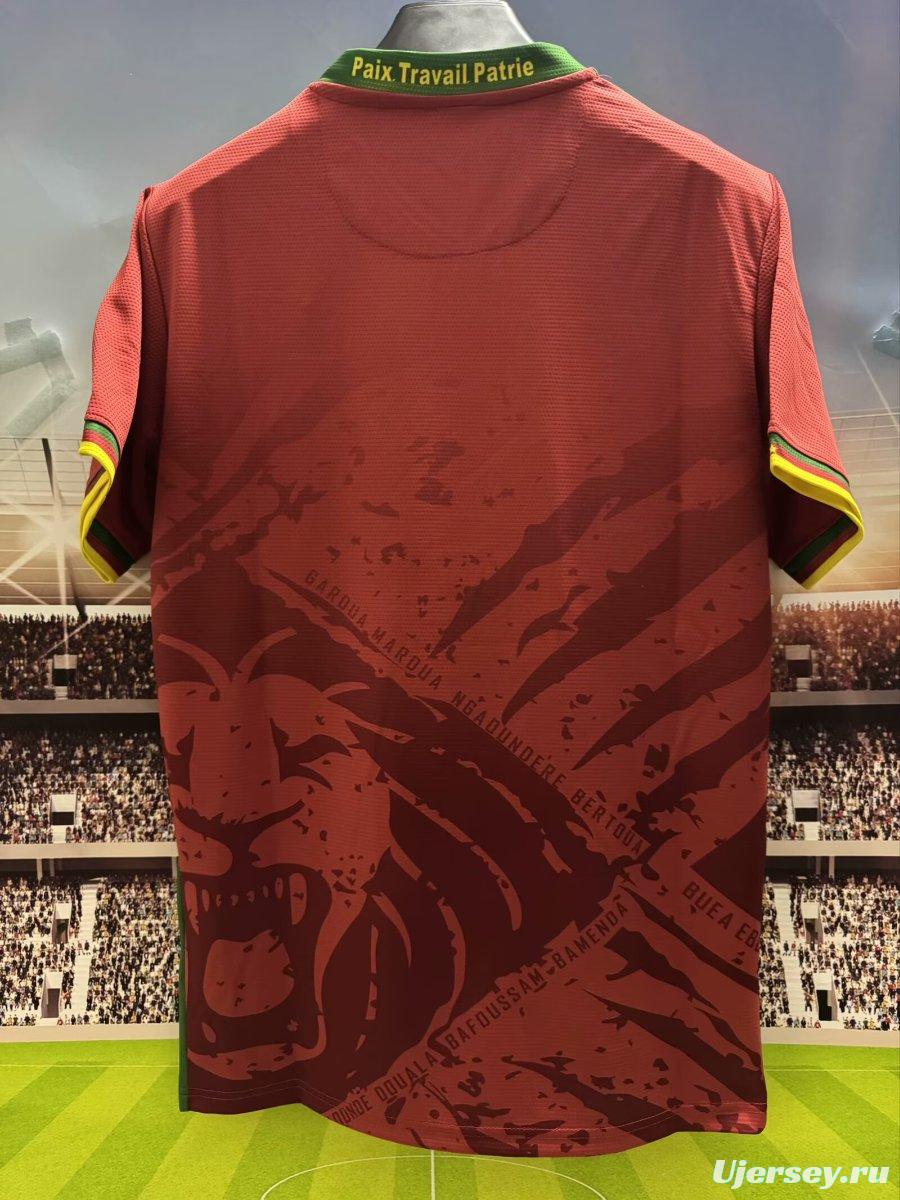 2025 Cameroon Wine Pre-Match Jersey