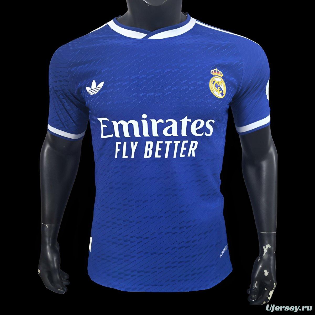 Player Version 25/26 Real Madrid Third Blue Jersey