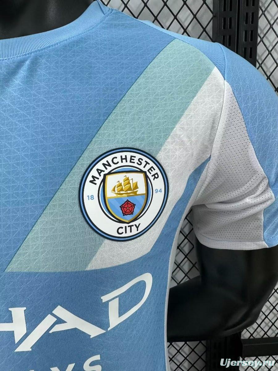 Player Version 25/26 Manchester City Home Jersey