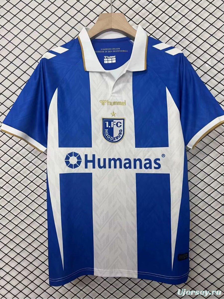 26/26 Magdeburg Home 10Th Anniversary Jersey