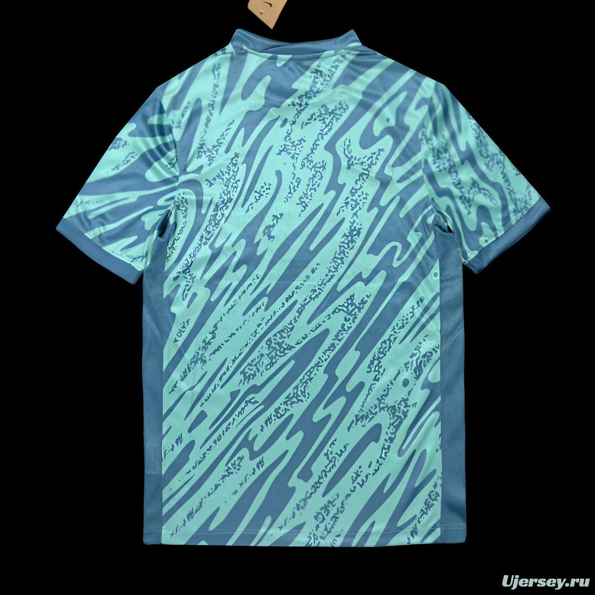 25/26 Sporting CP Mint Green with Wave Pattern Jersey