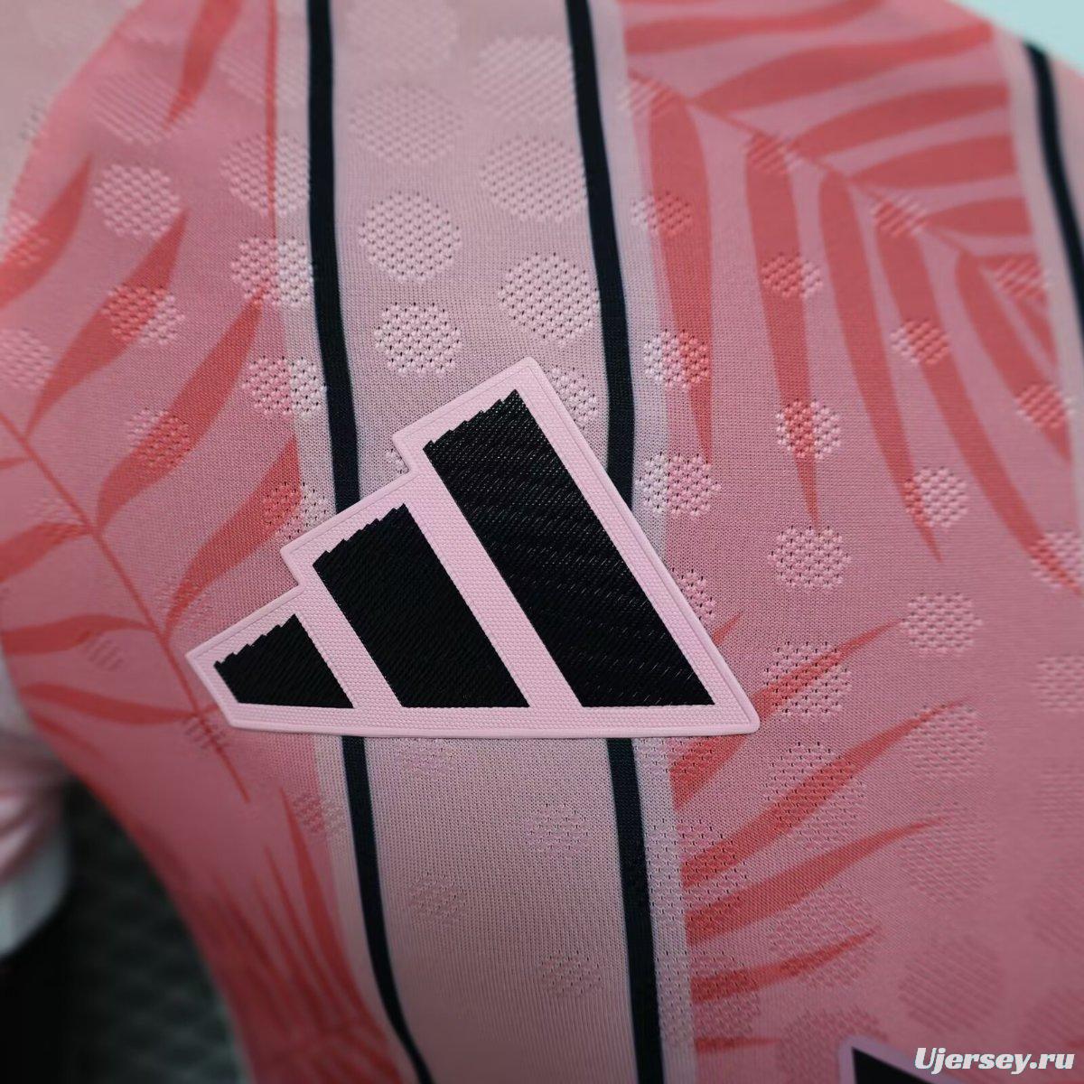 Player Version 25/26 Inter Miami CF Pink with Palm Leaf and Stripes Jersey
