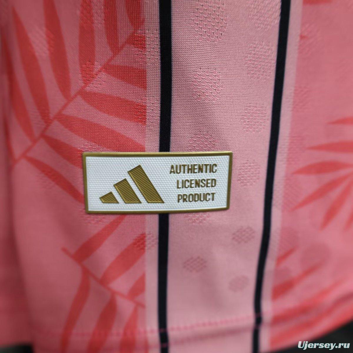 Player Version 25/26 Inter Miami CF Pink with Palm Leaf and Stripes Jersey