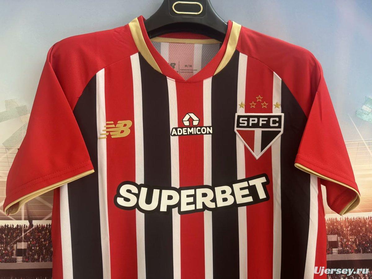 25/26 Sao Paulo Away Jeresy With Full Sponsors