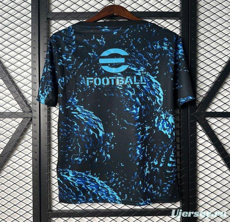 25/26 Inter Milan Black with Blue Snake Pattern Jersey