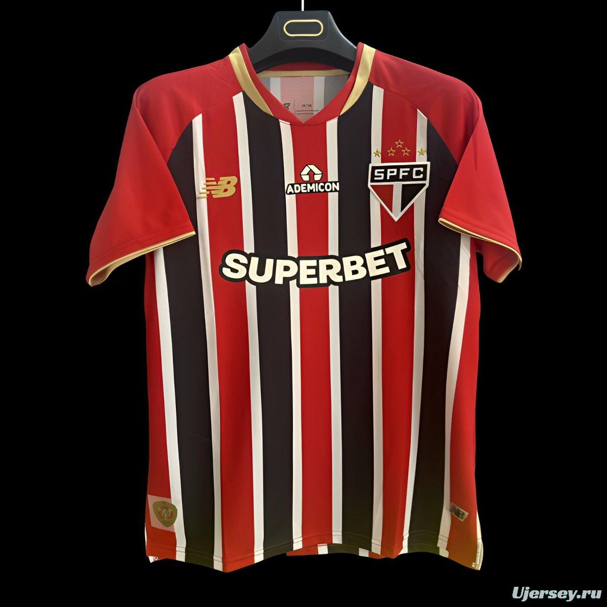25/26 Sao Paulo Away Jeresy With Full Sponsors