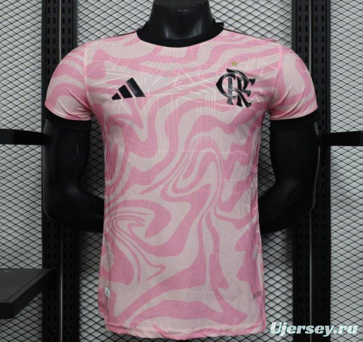 Player Version 25/26 Flamengo Pink with Marble Pattern Jersey