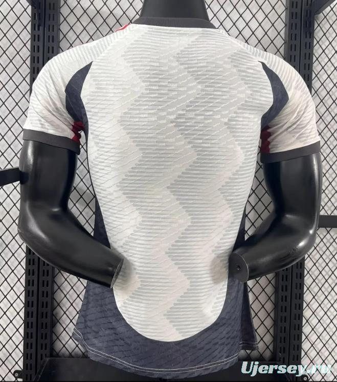 Player Version 2025 Mexico White with Aztec Warrior Jersey