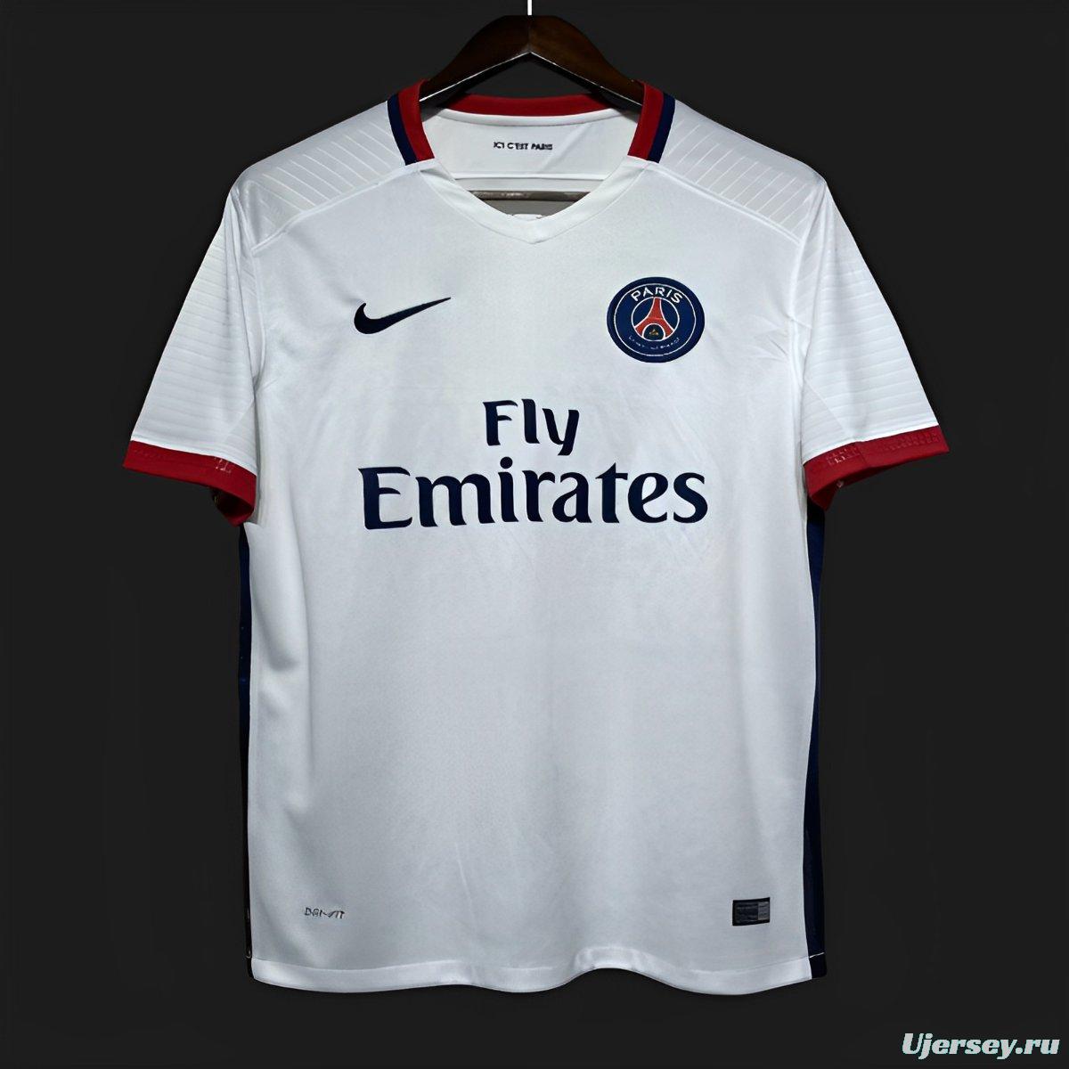 Retro 15/16 PSG Away White Jersey