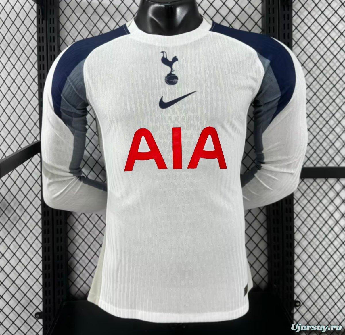 Player Version 25/26 Tottenham Hotspur Home Long Sleeve Jersey
