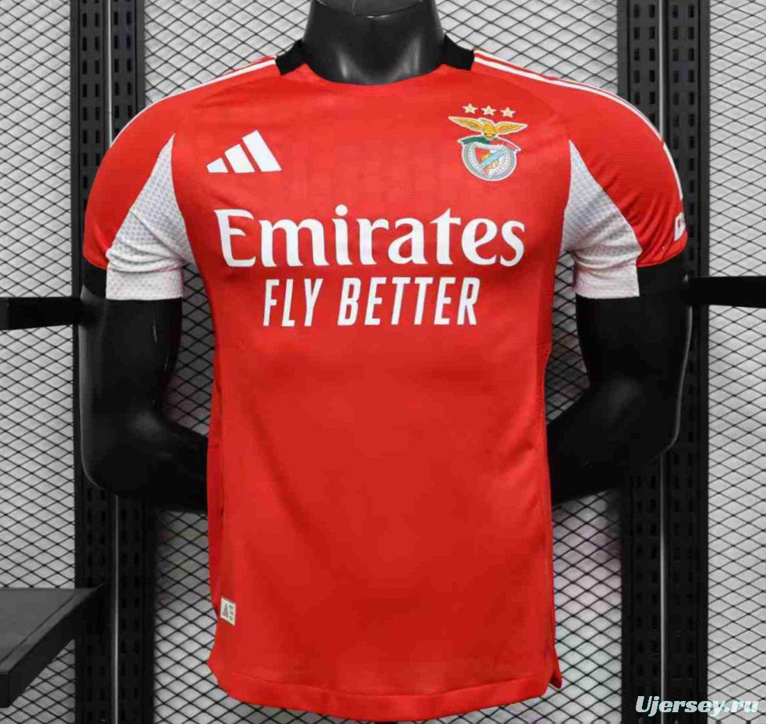 Player Version 25/26 Benfica Home Jersey