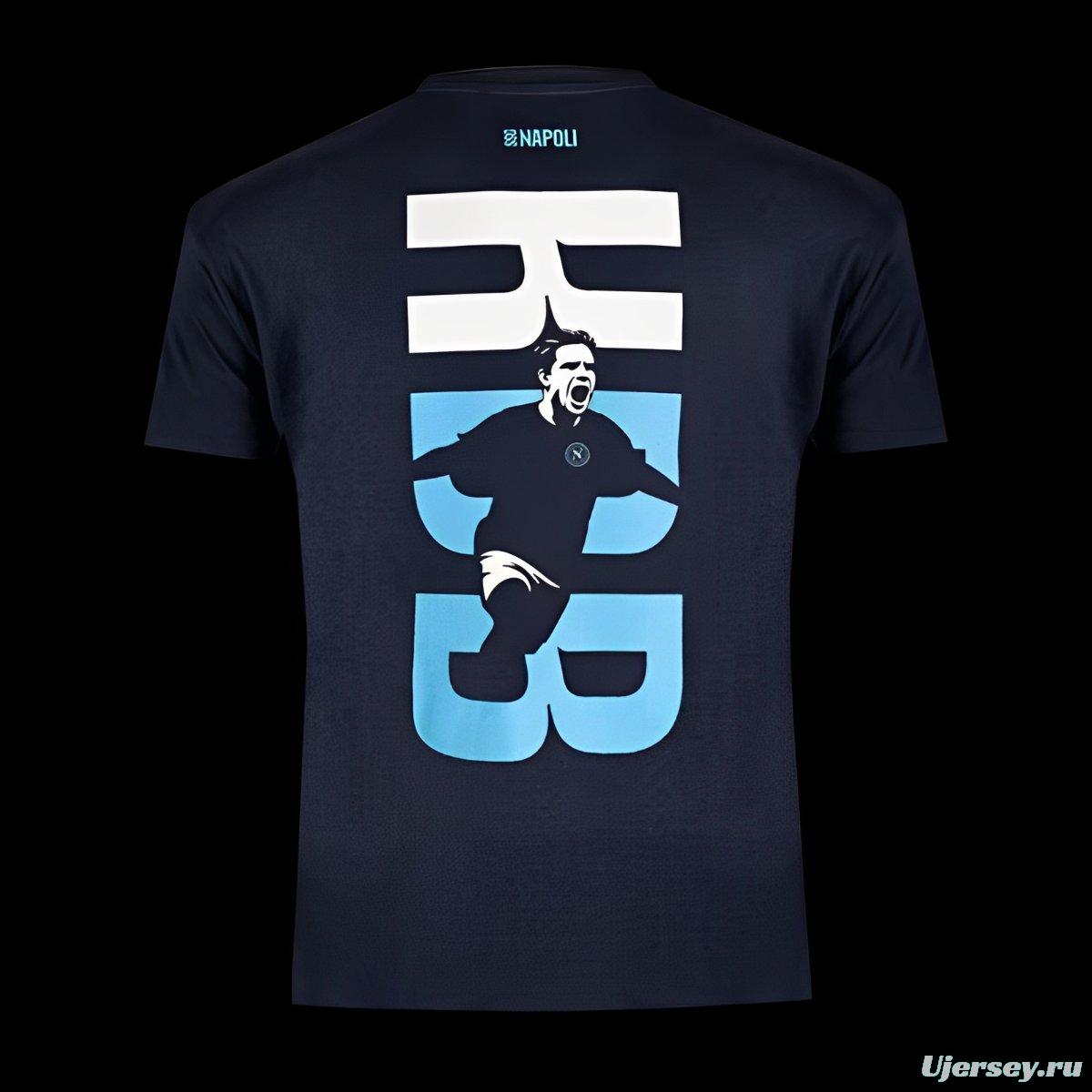 25/26 SSC Napoli Kevin De Bruyne Navy T-shirt