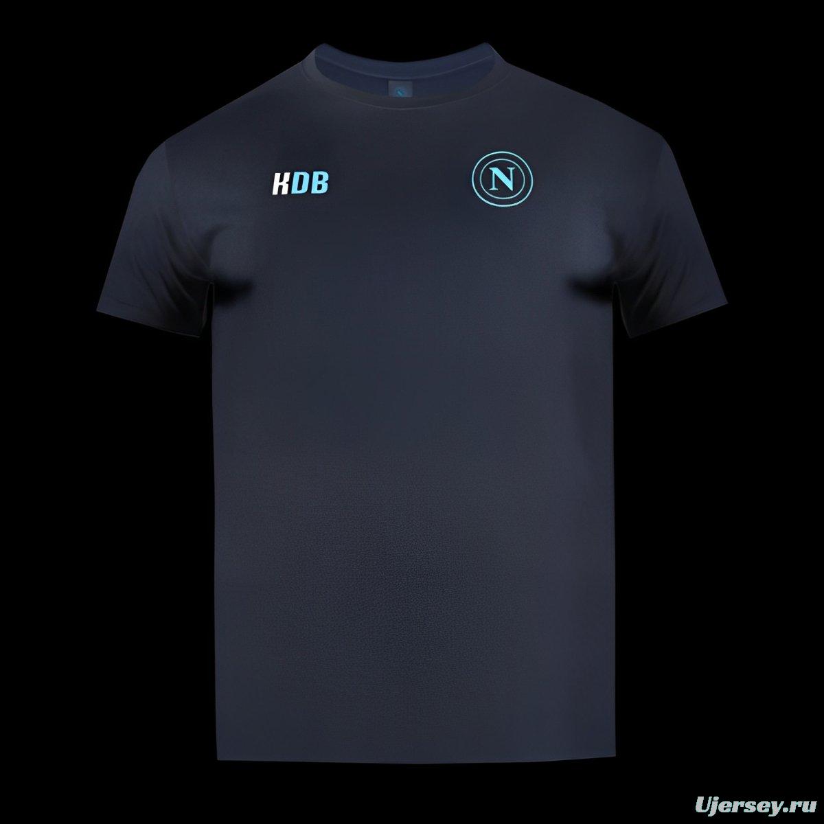 25/26 SSC Napoli Kevin De Bruyne Navy T-shirt