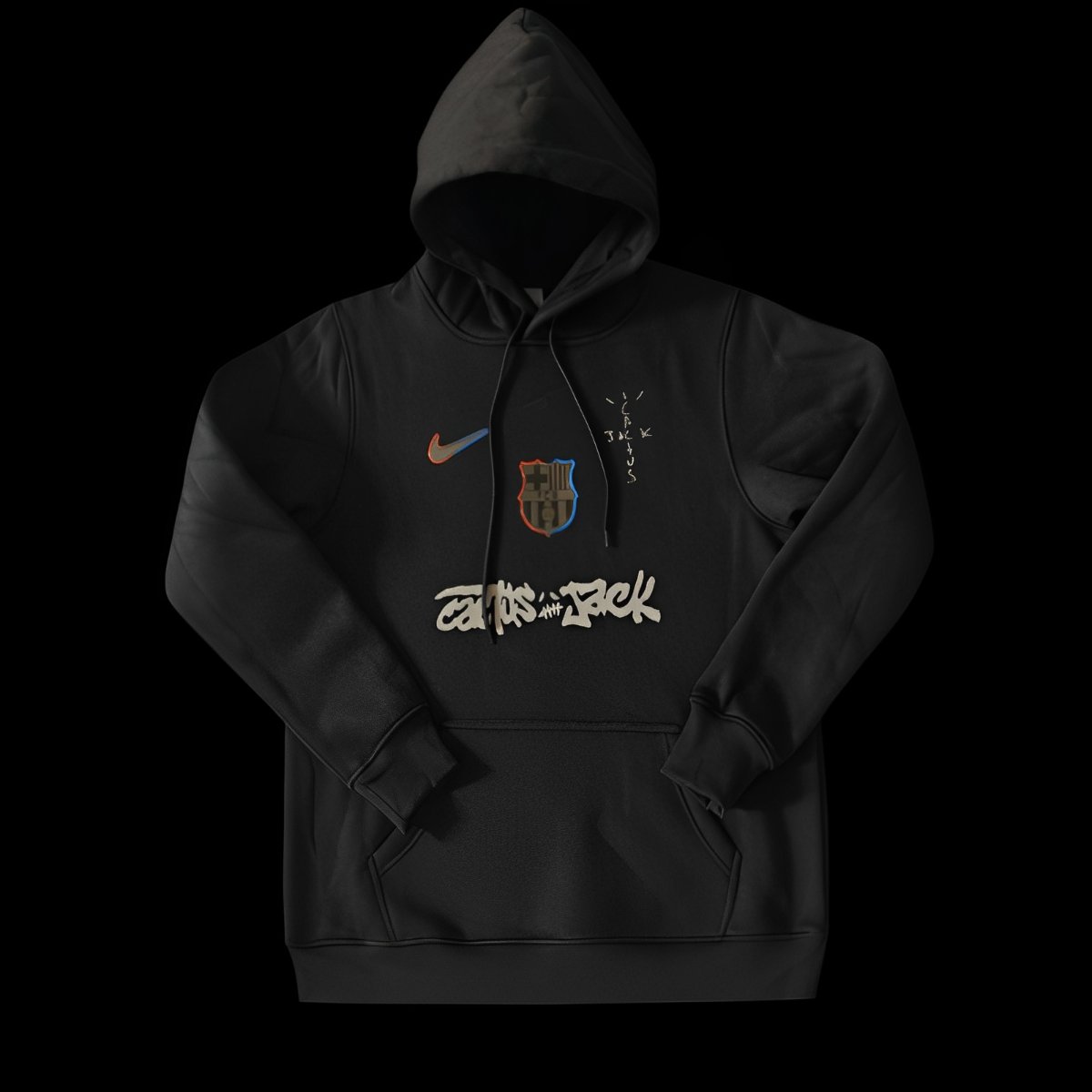 25/26 Barcelona Black Cactus Jack Hoodie -7 Colors