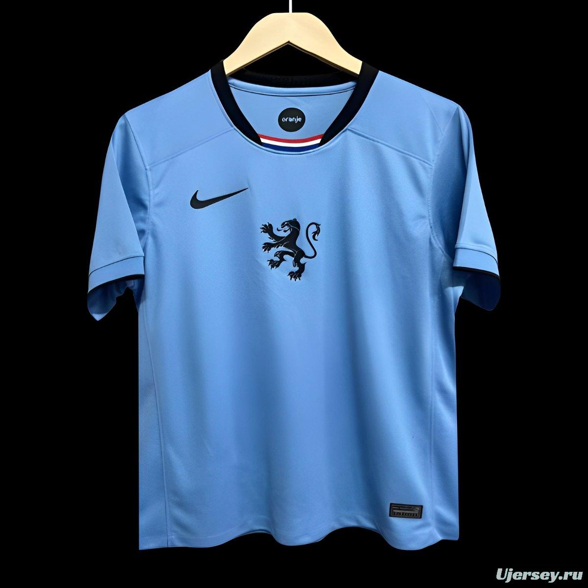 2025 Netherlands Away Blue Jersey