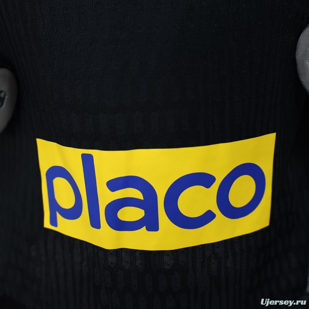 Player Version 25/26 Santos FC Black with Geometric Pattern Jersey