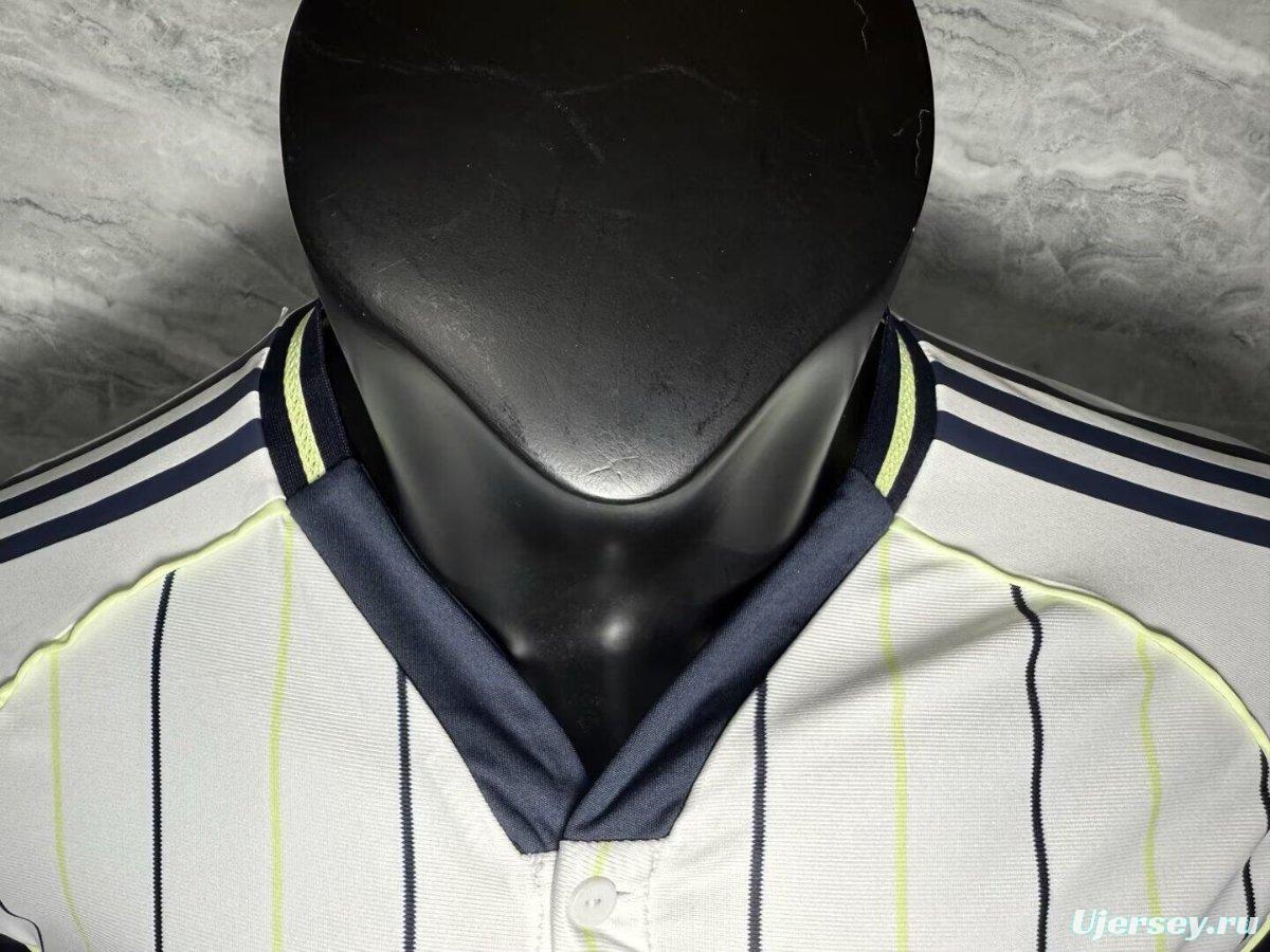 Player Version 25/26 Real Madrid US Pack Baseball Jersey