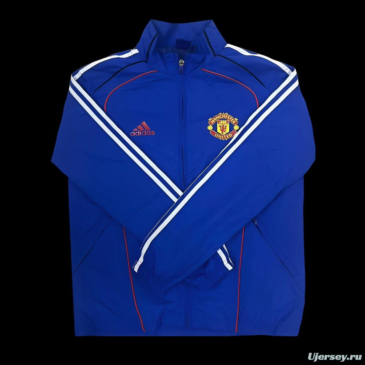 25/26 Manchester United Blue Windbreaker