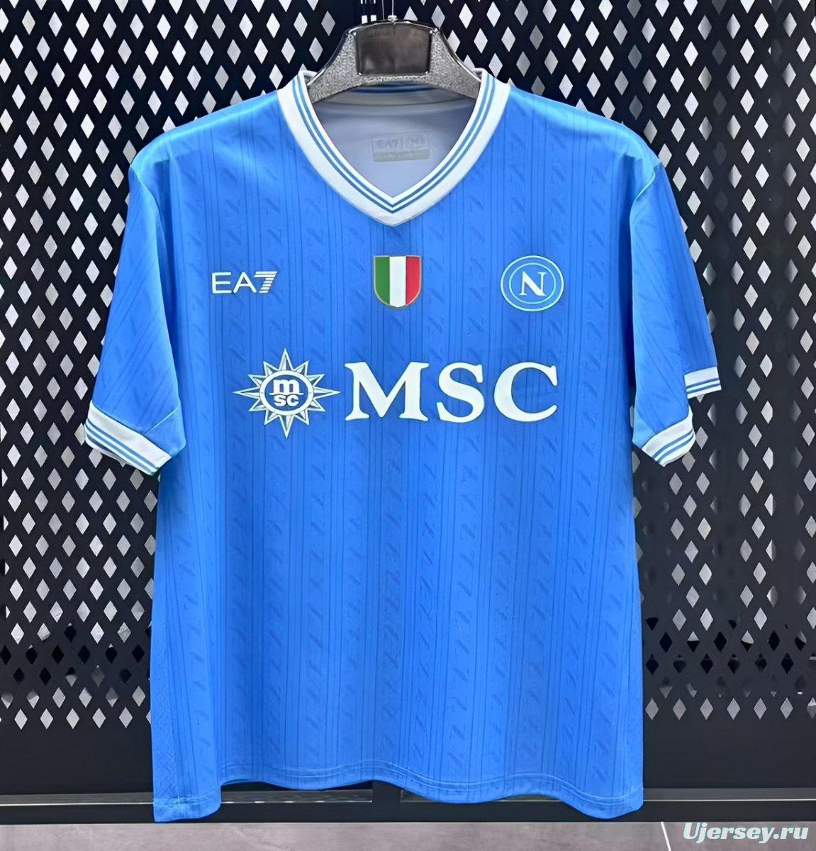 25/26 Napoli Home Jersey
