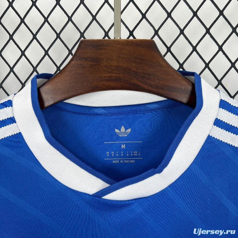 25/26 Real Madrid Third Blue Long Sleeve Jersey