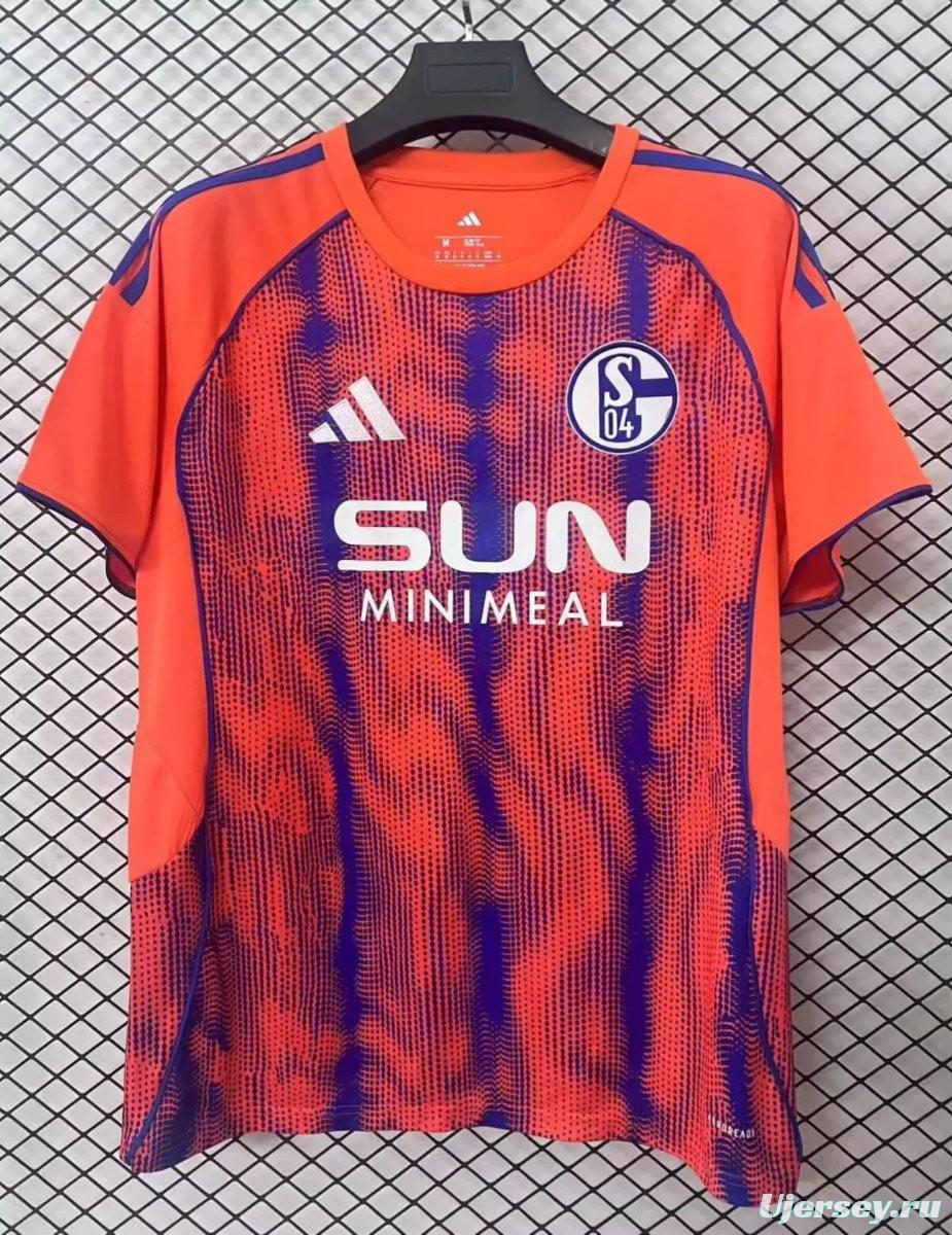 25/26 Schalke 04 Third Orange Jersey