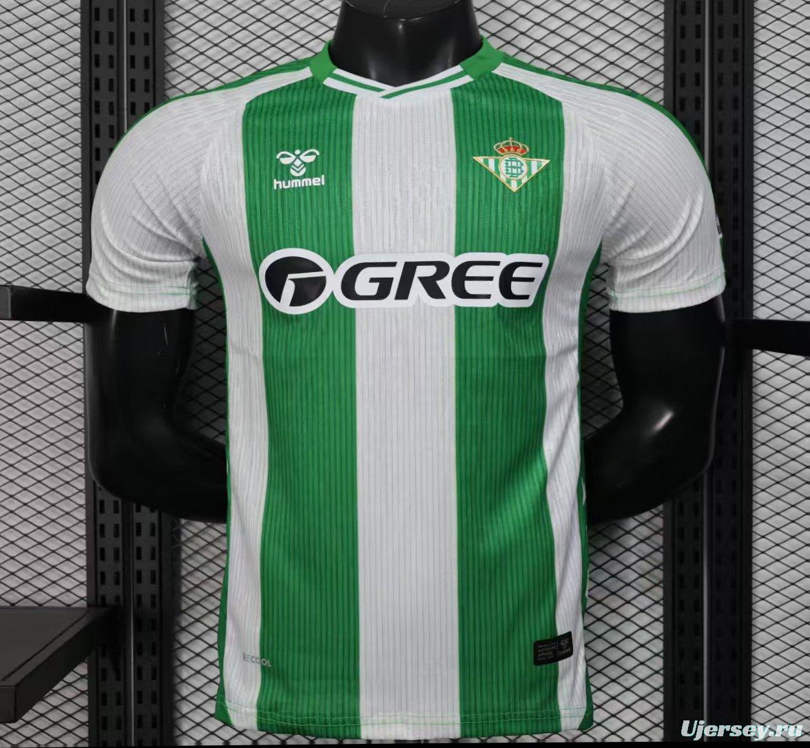 Player Version 25/26 Real Betis Home Jersey