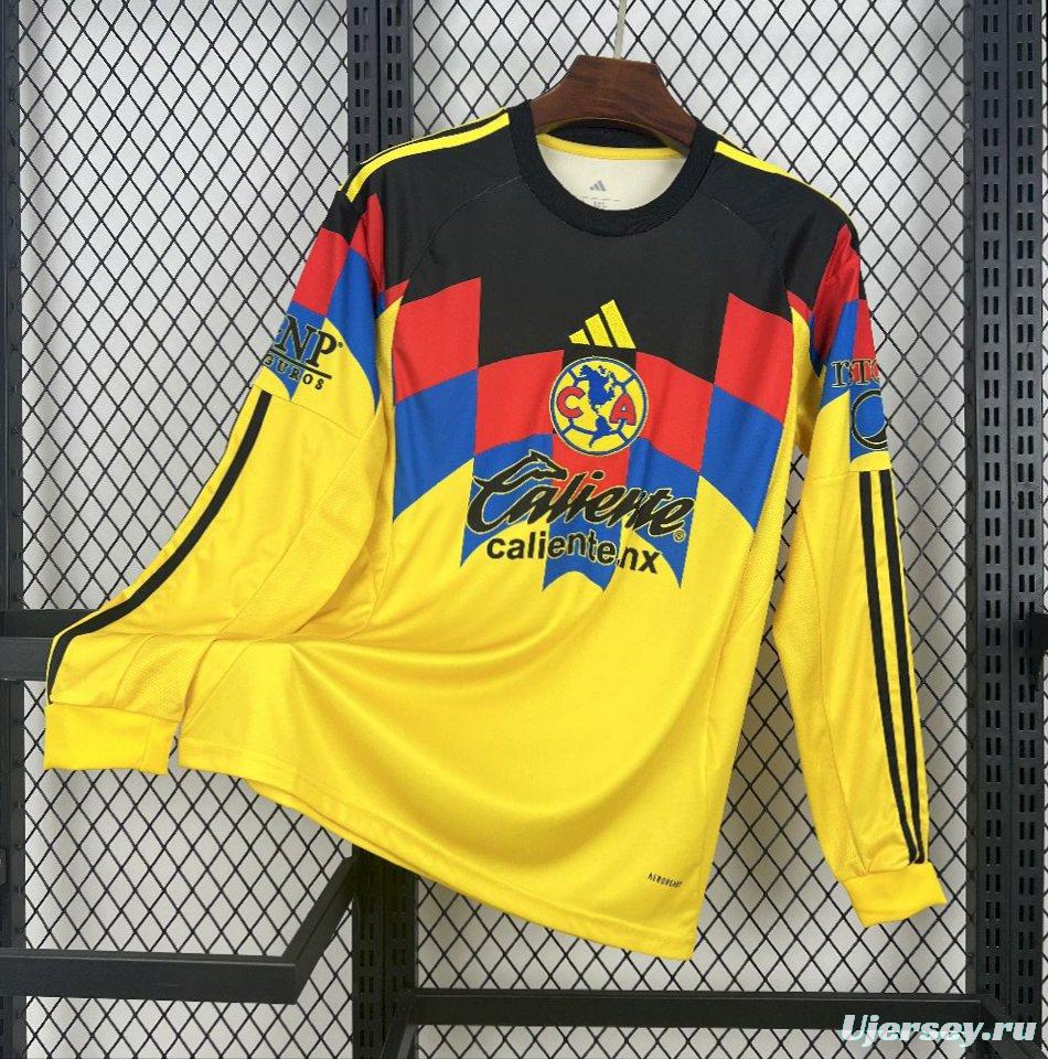 25/26 Club America Home  Long Sleeves Jersey