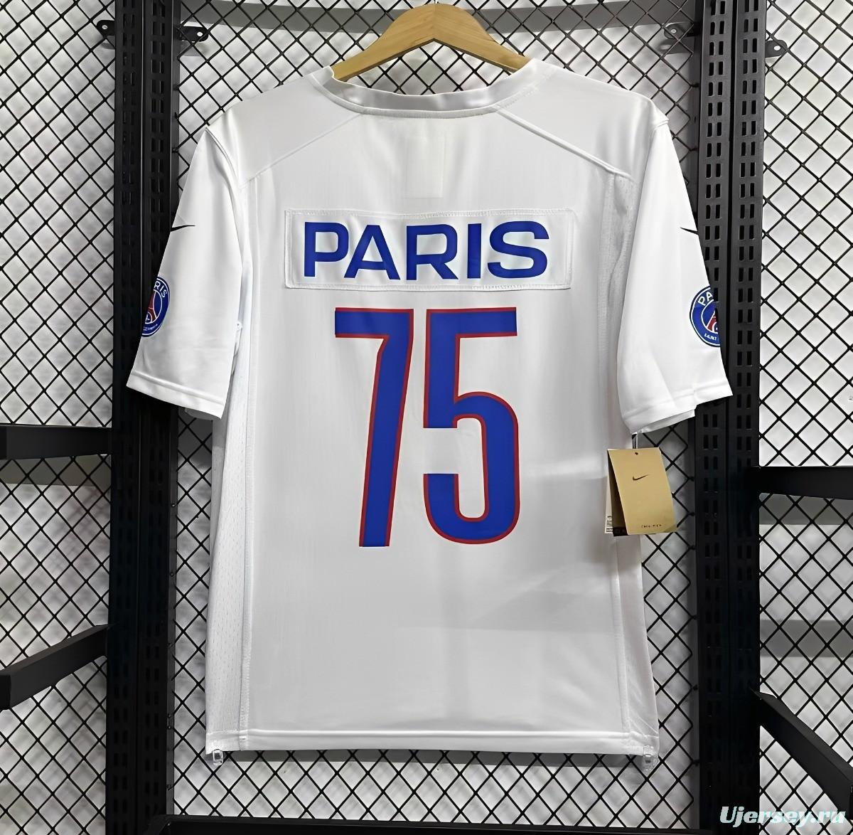 25/26 PSG NFL White Jersey