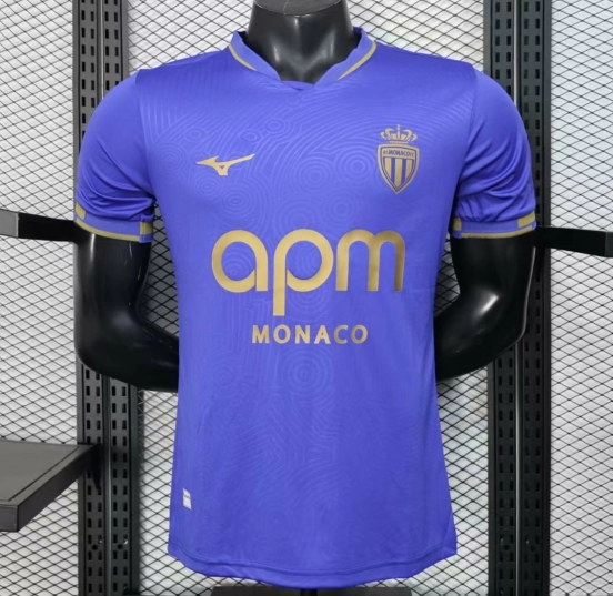 Player Version 25/26 Monaco Away Blue Jersey