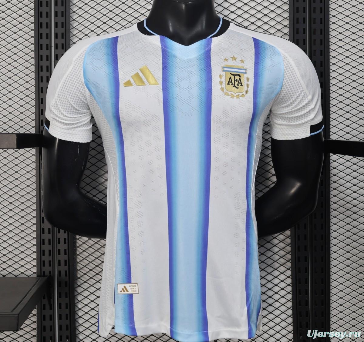 Player Version 2025 Argentina Home Jersey