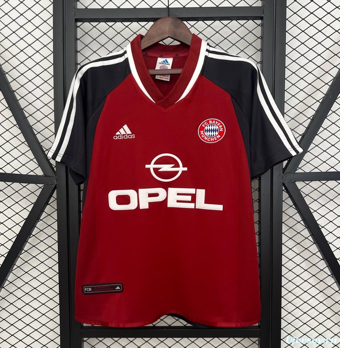 01/02 Retro Bayern Munich Home Jersey
