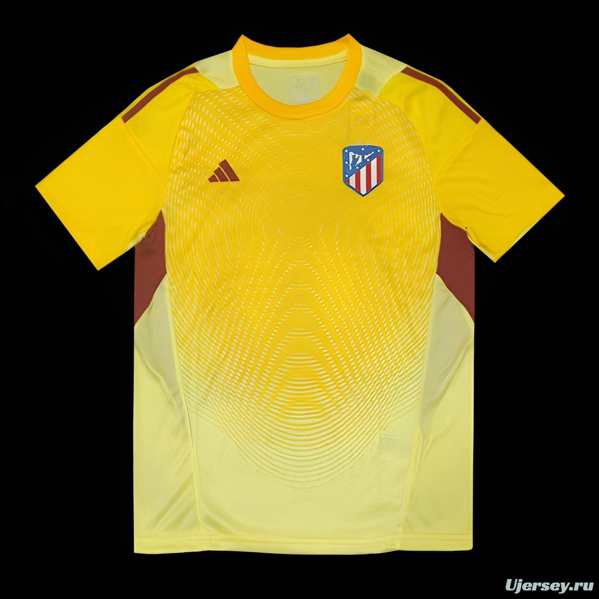 25/26 Atletico Madrid Yellow Goalkeeper Jersey