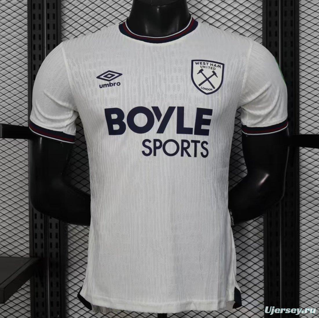 Player Version 25/26 West Ham Away Jersey