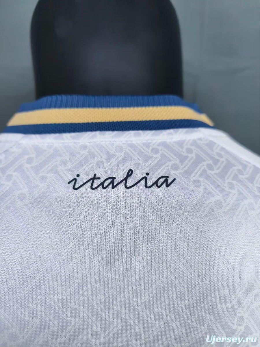 Player Version 2025 Italy Away WHITE Jersey