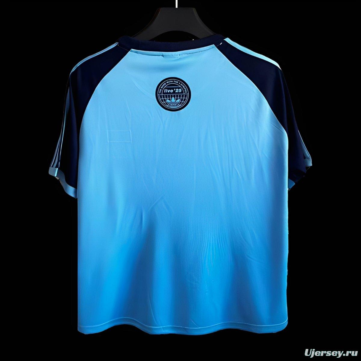 2025/26 Adidas Oasis Tour Blue Jersey