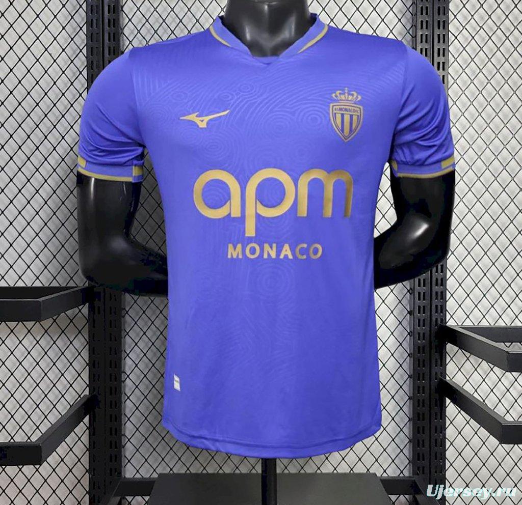 2025/26 Player Version Mens AS Monaco Away Jersey