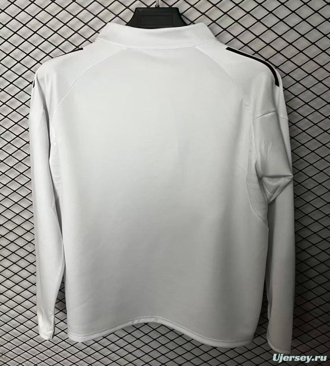 25/26 Sevilla White Half Zipper Jacket