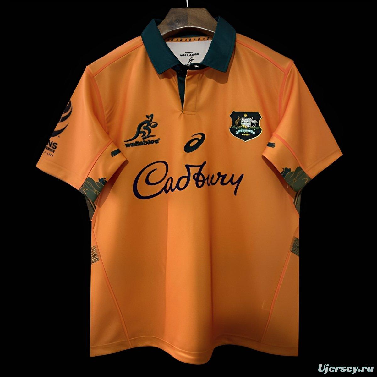 2026 Australia Wallabies Gold with Green Accents Jersey
