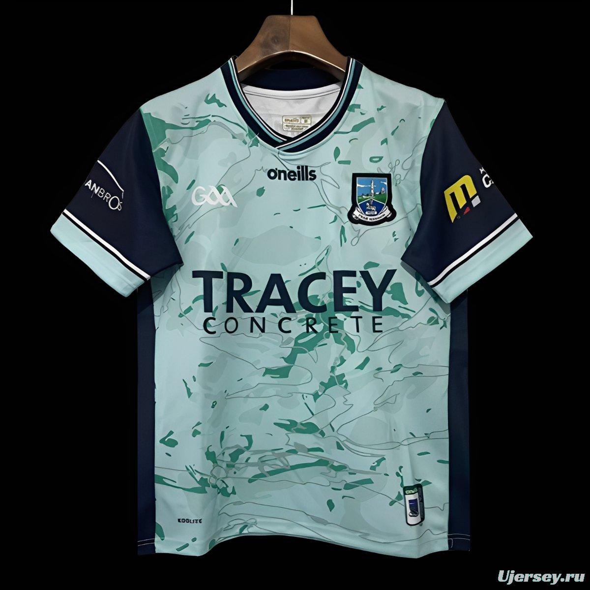 25/26 Fermanagh GAA Mint Green with Navy Trim Away Jersey