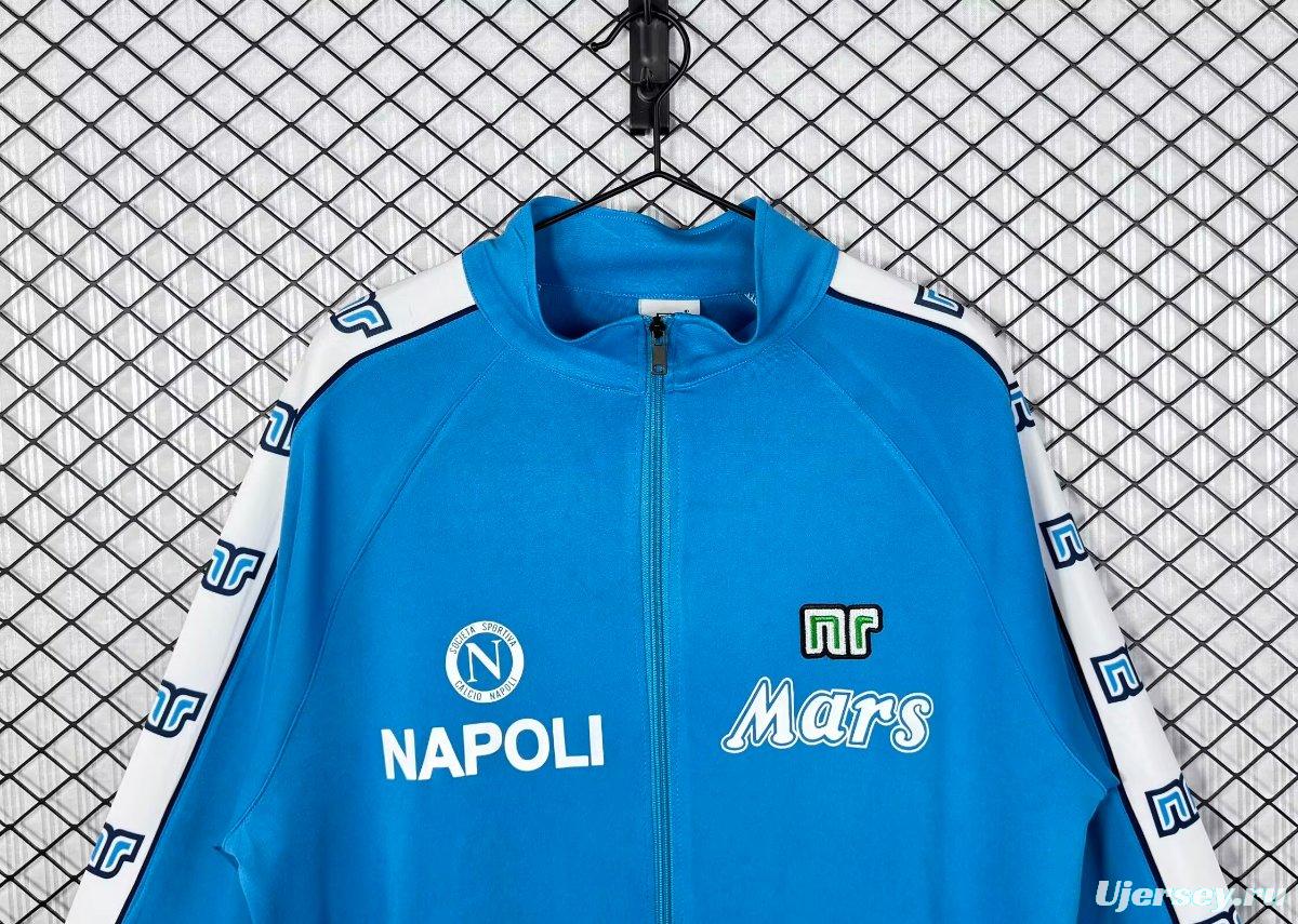 Retro 88/89 Napoli Home Full Zipper Jacket