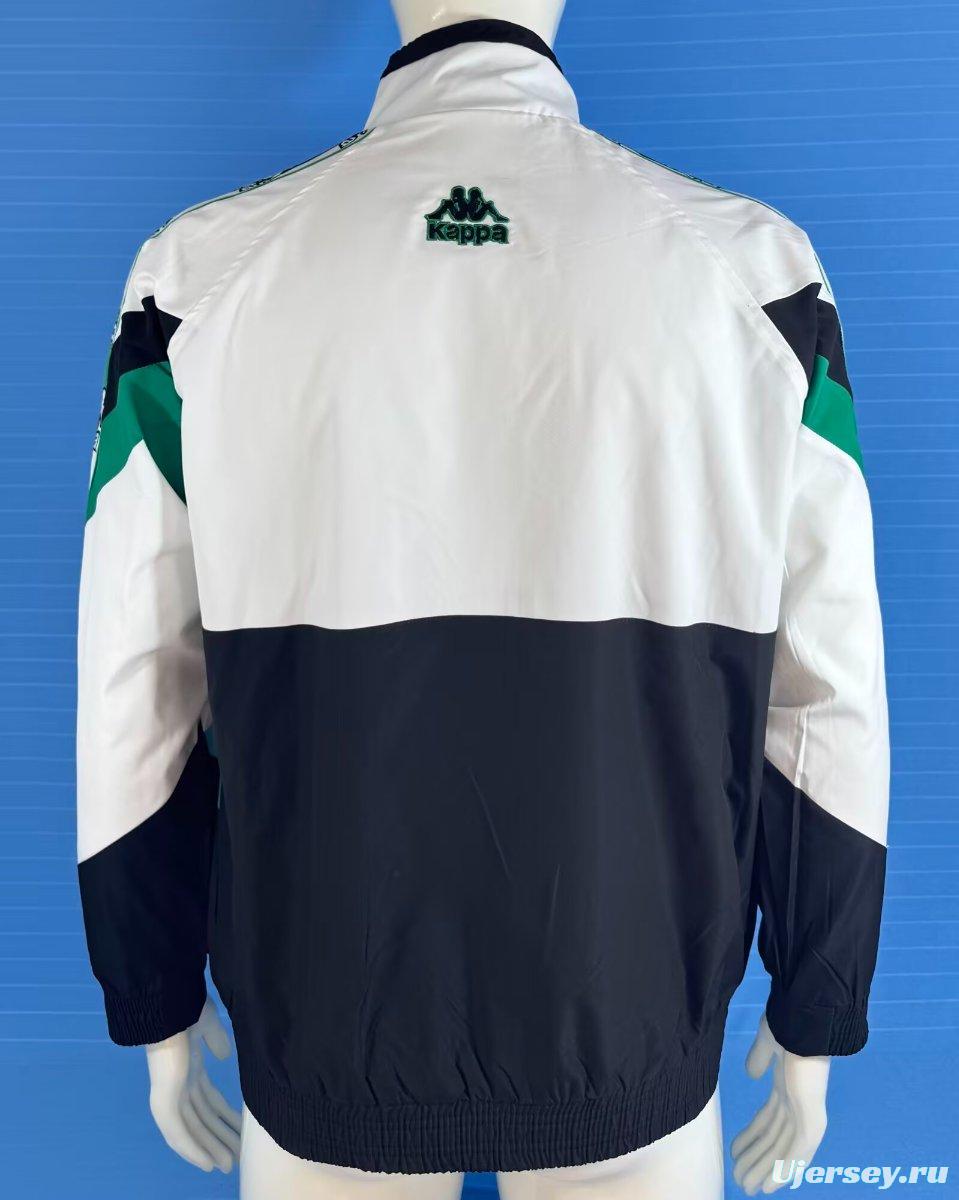 96/97 Real Betis White/Black Windbreaker