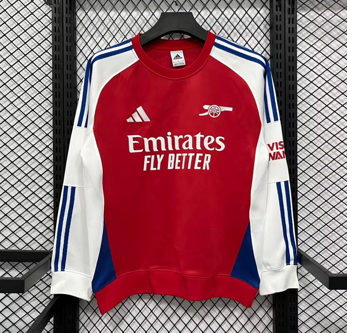 25/26 Arsenal FC Home Long Sleeve Training Sweatshirt