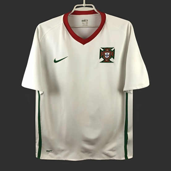 Retro 2006 Portugal Away White Jersey