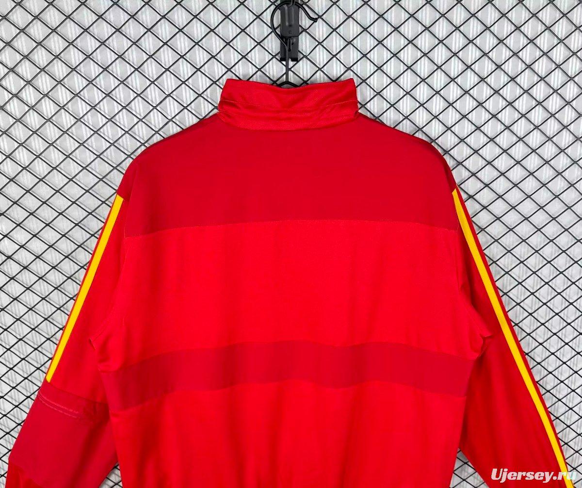 Retro 2010 Spain Home Full Zipper Jacket